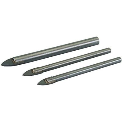 Silverline Tile and Glass Drill Set - 3 Sizes Silverline Tile and Glass Drill Set - 3 Sizes