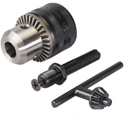 Silverline - Kit de mandril com chave e adaptador SDS Plus - 13mm, 1/2" - Acessórios para ferramentas elétricas Silverline - Kit de mandril com chave e adaptador SDS Plus - 13mm, 1/2" - Acessórios para ferramentas elétricas