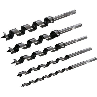 Conjunto de brocas helicoidais Silverline - 10-25mm - 5 pçs Conjunto de brocas helicoidais Silverline - 10-25mm - 5 pçs
