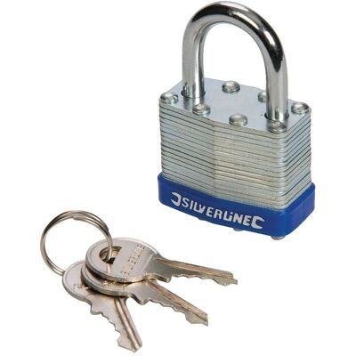 Silverline 40mm Weerbestendig gelamineerd hangslot - Hangslot Silverline 40mm Weerbestendig gelamineerd hangslot - Hangslot