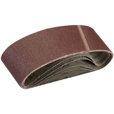 Silverline Aluminiumoxid Schleifbänder - 75x533mm, 60 Körnung, 5er Pack - Schleifbänder Silverline Aluminiumoxid Schleifbänder - 75x533mm, 60 Körnung, 5er Pack - Schleifbänder