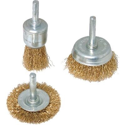 Silverline draadborstel- en kopborstelsæt voor boormachine - Accessoires Silverline draadborstel- en kopborstelsæt voor boormachine - Accessoires