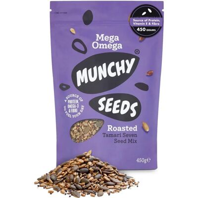Munchy Seeds Mega Omega - Seeds Mix 450g Munchy Seeds Mega Omega - Seeds Mix 450g