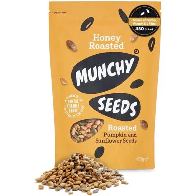 Munchy Seeds Honey Roasted Pumpkin Sunflower Seeds - Seeds Munchy Seeds Honey Roasted Pumpkin Sunflower Seeds - Seeds