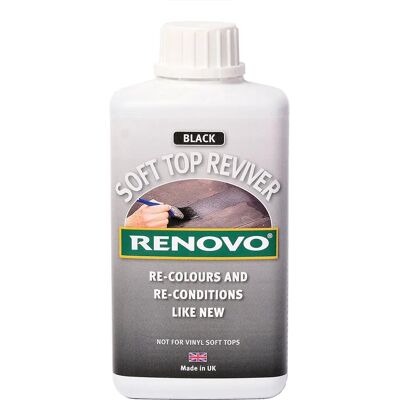 Renovo Soft Top Reviver - Black - 500ml - Soft Top Reviver Renovo Soft Top Reviver - Black - 500ml - Soft Top Reviver