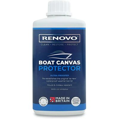 Renovo 500ml Ultra Imperméabilisant Marin - Produit étanche - Publicité Renovo 500ml Ultra Imperméabilisant Marin - Produit étanche - Publicité