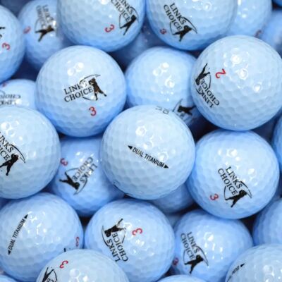 Links Choice 12 Balles de Golf Bleues - Balles de Golf - Publicité Links Choice 12 Balles de Golf Bleues - Balles de Golf - Publicité