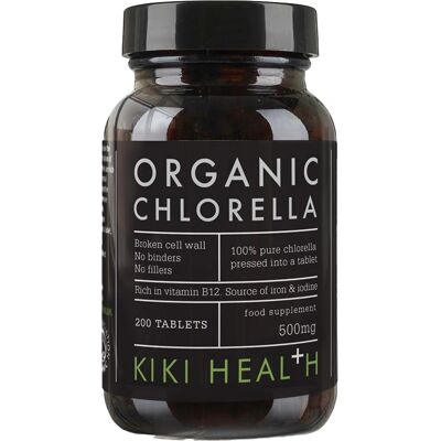 KIKI Health Organic Chlorella - 200 Tablets - Nutrient-Rich Superfood KIKI Health Organic Chlorella - 200 Tablets - Nutrient-Rich Superfood