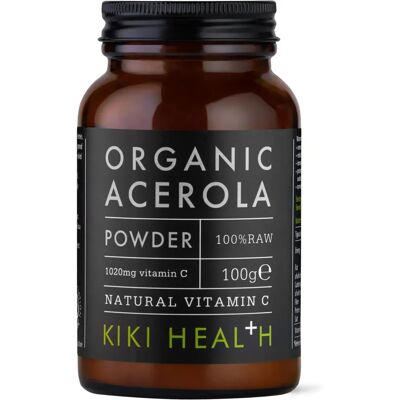 KIKI Health Acerola Orgánica - 100g Polvo - Apoya Inmunidad y Salud de la Piel KIKI Health Acerola Orgánica - 100g Polvo - Apoya Inmunidad y Salud de la Piel