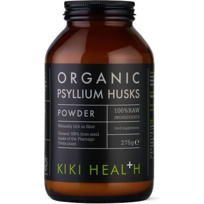 KIKI Health Polvo de cáscara de psyllium orgánico - 275g - Psyllium Husk KIKI Health Polvo de cáscara de psyllium orgánico - 275g - Psyllium Husk