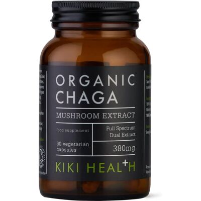 Organiczny ekstrakt z grzyba Chaga od KIKI Health - 60 Vegikapsuł Organiczny ekstrakt z grzyba Chaga od KIKI Health - 60 Vegikapsuł