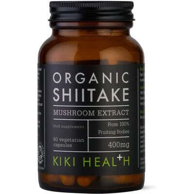 KIKI Health Ekstrakt z organicznych grzybów shiitake - 60 kapsułek KIKI Health Ekstrakt z organicznych grzybów shiitake - 60 kapsułek