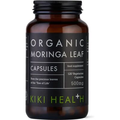 KIKI Health Organic Moringa Leaf Vegicaps - 120 Vegan Capsules KIKI Health Organic Moringa Leaf Vegicaps - 120 Vegan Capsules