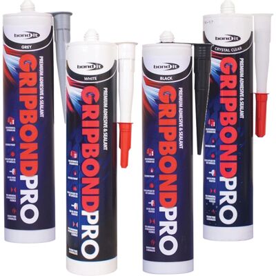 Bond It - Grip Bond Pro - Grey - UPVC - Sealant & Adhesive Bond It - Grip Bond Pro - Grey - UPVC - Sealant & Adhesive