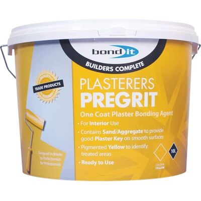 Bond It - Plasterers Pregrit Bonding Agent - Yellow - 10l - Bonding Agent Bond It - Plasterers Pregrit Bonding Agent - Yellow - 10l - Bonding Agent