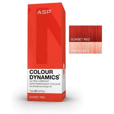 A.S.P Colore Capelli Rosso Tramonto - Semi-permanente 150mL A.S.P Colore Capelli Rosso Tramonto - Semi-permanente 150mL