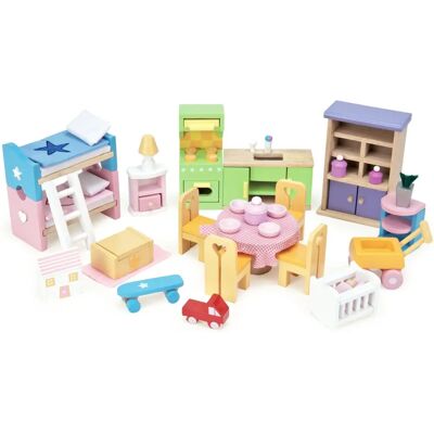 Le Toy Van Ensemble de Meubles de Démarrage Deluxe - ME040 Le Toy Van Ensemble de Meubles de Démarrage Deluxe - ME040
