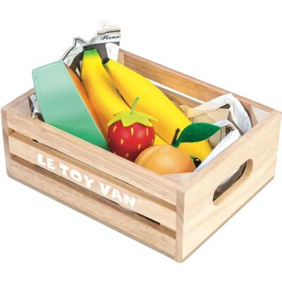Le Toy Van Holzfrüchte - 5 am Tag Kiste - Kinderspielzeug Le Toy Van Holzfrüchte - 5 am Tag Kiste - Kinderspielzeug