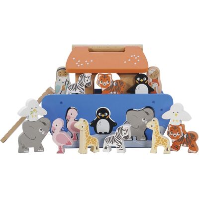 Le Toy Van LTV212 Toy Playset - Shape Sorter Noah's Ark - Educational Wooden Toy Le Toy Van LTV212 Toy Playset - Shape Sorter Noah's Ark - Educational Wooden Toy