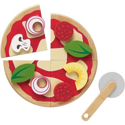 Le Toy Van Wooden Pizza - Play Food Set - Kids Toy Le Toy Van Wooden Pizza - Play Food Set - Kids Toy