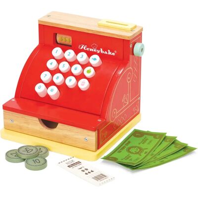 Le Toy Van Holz-Kasse - Rot - Rollenspiel-Spielzeug Le Toy Van Holz-Kasse - Rot - Rollenspiel-Spielzeug