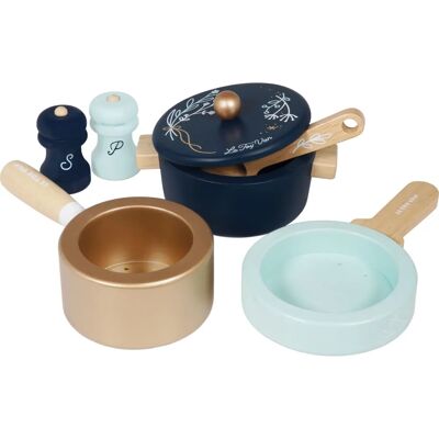 Le Toy Van TV301 Set de Jouets en Bois - Accessoires de Cuisine Le Toy Van TV301 Set de Jouets en Bois - Accessoires de Cuisine