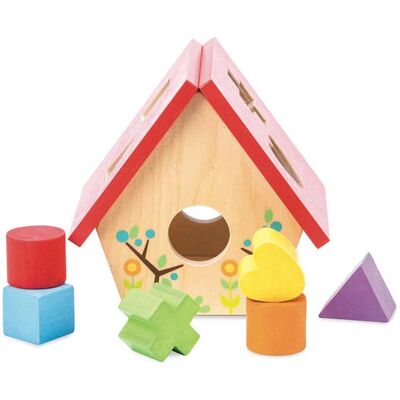 Le Toy Van Petilou Mein Kleines Vogelhaus Formensortierer - Lernspielzeug Le Toy Van Petilou Mein Kleines Vogelhaus Formensortierer - Lernspielzeug