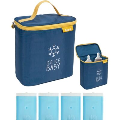 Koo-Di Ice Ice Baby Thermal Cooler Insulated Baby Bottle Bag - Peachick Koo-Di Ice Ice Baby Thermal Cooler Insulated Baby Bottle Bag - Peachick
