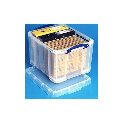 Really Useful Caixa de Armazenamento de Plástico Transparente 35L - caixa de armazenamento Really Useful Caixa de Armazenamento de Plástico Transparente 35L - caixa de armazenamento