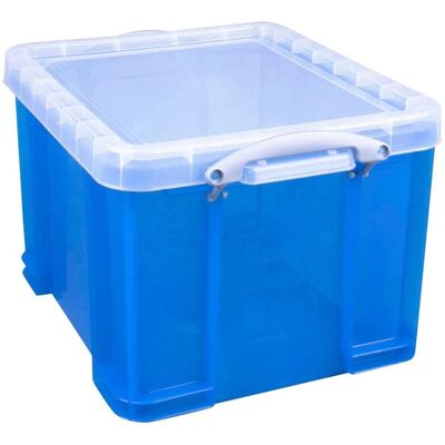 Really Useful Box 35L Bleue - Boîte de rangement - Publicité Really Useful Box 35L Bleue - Boîte de rangement - Publicité