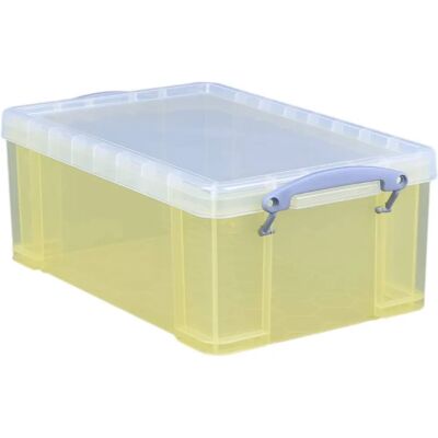 Really Useful Box - Opbergdoos 9L - Transparant Geel Really Useful Box - Opbergdoos 9L - Transparant Geel