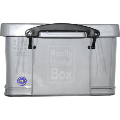 Really Useful Box Aufbewahrungsbox 9,0 l silber - Stapelbehälter Really Useful Box Aufbewahrungsbox 9,0 l silber - Stapelbehälter
