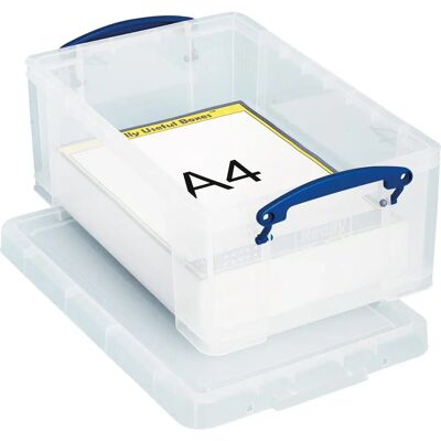 Really Useful Box Aufbewahrungsbox - 9L Schwarz, Kompakt, Robust Really Useful Box Aufbewahrungsbox - 9L Schwarz, Kompakt, Robust