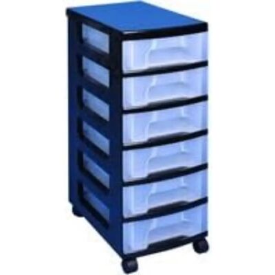Really Useful - 6-Drawer Storage Tower - Black Really Useful - 6-Drawer Storage Tower - Black