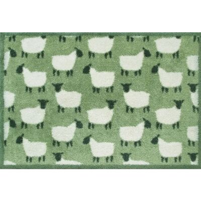 Turtle Mat Schäfchen Flock Design - Grün - Indoor Barrier Mat Turtle Mat Schäfchen Flock Design - Grün - Indoor Barrier Mat