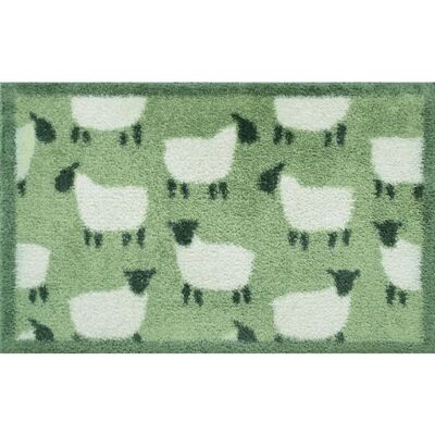 Kleen-Tex - Fussmate Flock Green - Turtle Mat Design - Green - Doormat Kleen-Tex - Fussmate Flock Green - Turtle Mat Design - Green - Doormat