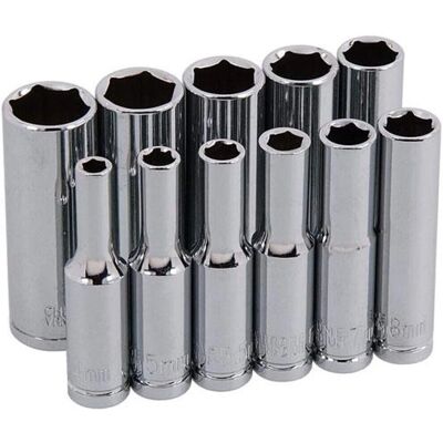 Neilsen - 11pc-1/4Dr - Deep - Socket Set Neilsen - 11pc-1/4Dr - Deep - Socket Set