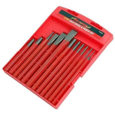 Neilsen - CT1821 - 12 Piece - Punch and Chisel Set Neilsen - CT1821 - 12 Piece - Punch and Chisel Set