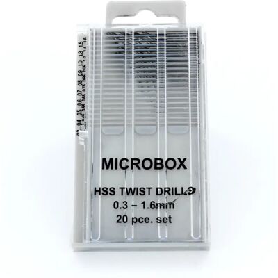 Modelcraft PDR4001 Microbox PCB Drill Set - 20 Piece Modelcraft PDR4001 Microbox PCB Drill Set - 20 Piece