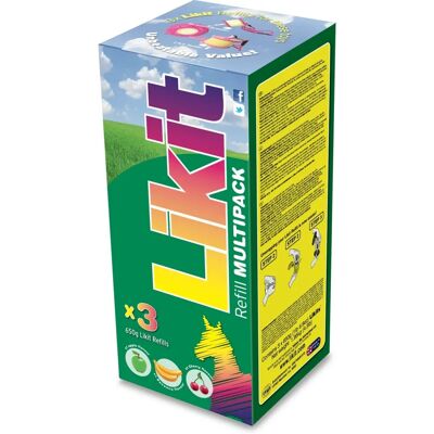Likit Pferdeleckerchen - 3 x 650g Geschmackspack Likit Pferdeleckerchen - 3 x 650g Geschmackspack