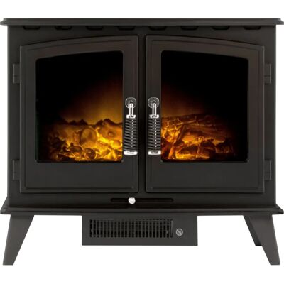 Adam 13369 Fireplace - Electric Black - Indoor Freestanding Fireplace Adam 13369 Fireplace - Electric Black - Indoor Freestanding Fireplace