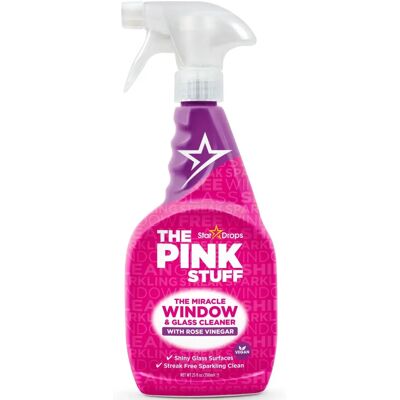 Stardrops Pink Stuff Window Cleaner & Rose Vinegar 750ml - Pack 12 Stardrops Pink Stuff Window Cleaner & Rose Vinegar 750ml - Pack 12