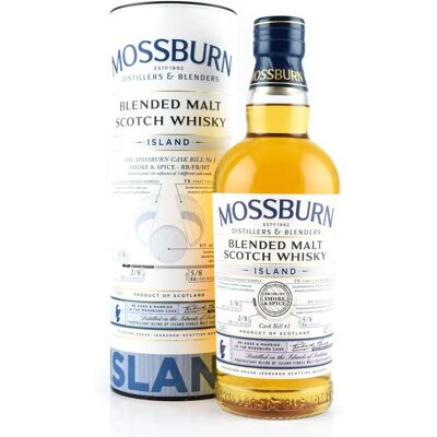 Mossburn Mossburn ISLAND Blended Malt Scotch Whisky 46% - Geschenkverpackung Mossburn Mossburn ISLAND Blended Malt Scotch Whisky 46% - Geschenkverpackung