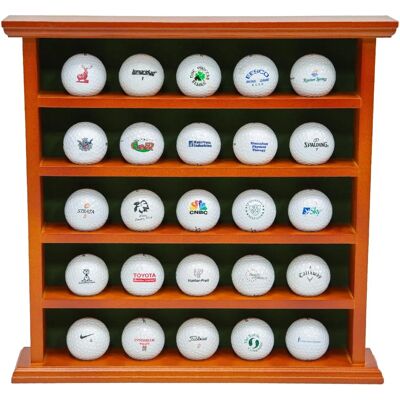 Kadogalerie Deluxe Holz-Golfballhalter - Anzeige für 25 Bälle Kadogalerie Deluxe Holz-Golfballhalter - Anzeige für 25 Bälle