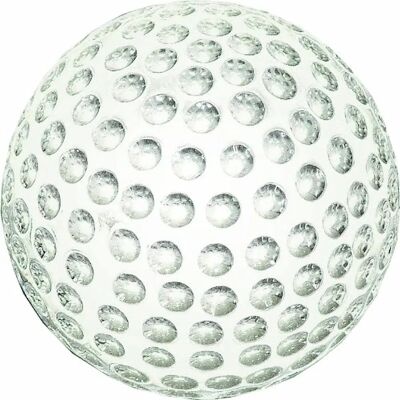 Poids à lettres en forme de balle de golf en verre Longridge - Décoration de bureau élégante Poids à lettres en forme de balle de golf en verre Longridge - Décoration de bureau élégante