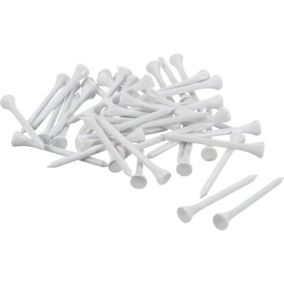 Longridge Holz-Golfschläger - 69mm Weiß - Golf Tees Longridge Holz-Golfschläger - 69mm Weiß - Golf Tees