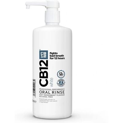 CB12 White Mouthwash - Whiter Teeth, 12H Breath, 1L CB12 White Mouthwash - Whiter Teeth, 12H Breath, 1L