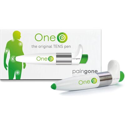 Paingone One Stimulation Électrique Transcutanée - Dispositif TENS - Blanc - Publicité Paingone One Stimulation Électrique Transcutanée - Dispositif TENS - Blanc - Publicité