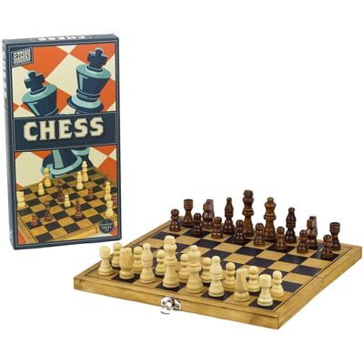 Professor Puzzles Träschackset - Vintage strategispel för familjen Professor Puzzles Träschackset - Vintage strategispel för familjen