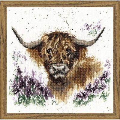 Kit di punto croce Highland Heathers di Wrendale Designs Kit di punto croce Highland Heathers di Wrendale Designs